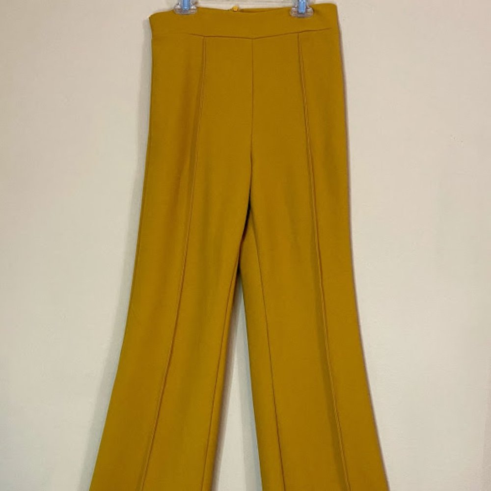 Fashion Nova Mustard Palazzo Pants, Size M